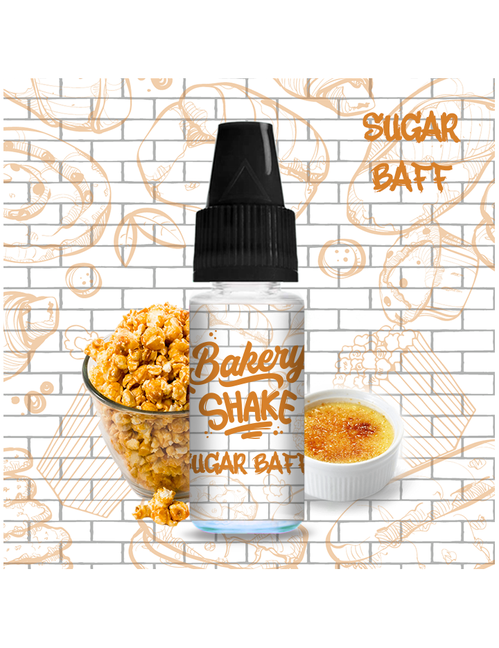 SUGAR BAFF - 10ML TPD READY PAR 10  - BAKERY SHAKE