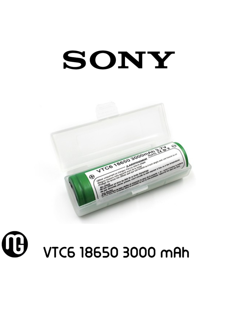 Accu 18650 SONY, pile VTC6 3000 mAh, batterie VTC6 SONY