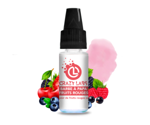 Barbe à Papa - Fruit Rouge - 10ML - Crazy Labs