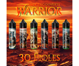 PACK DÉCOUVERTE WARRIOR 50ML (30 FIOLES )