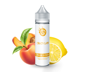 PÊCHE CITRON - 75ML - CRAZY LABS