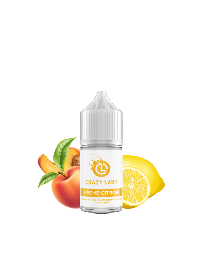 Pêche Citron - 30ML Concentré - Crazy Labs