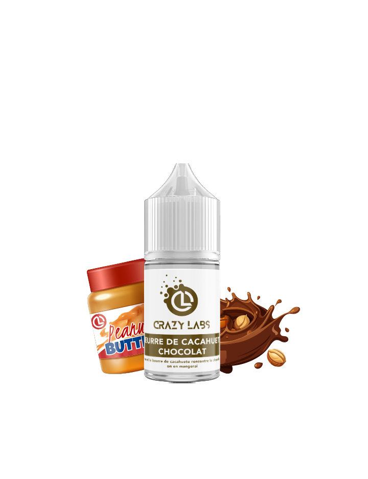 Beurre De Cacahuete Chocolat - 30ML Concentré - Crazy Labs