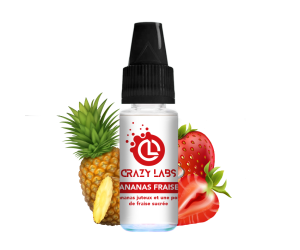 Ananas Fraise  - 10ML - Crazy Labs