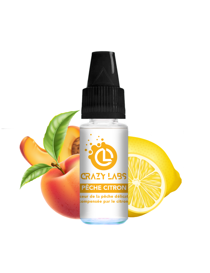 Pêche Citron  - 10ML - Crazy Labs