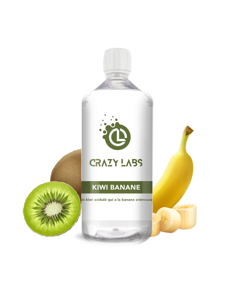 Kiwi Banane - 1 Litre - Crazy Labs