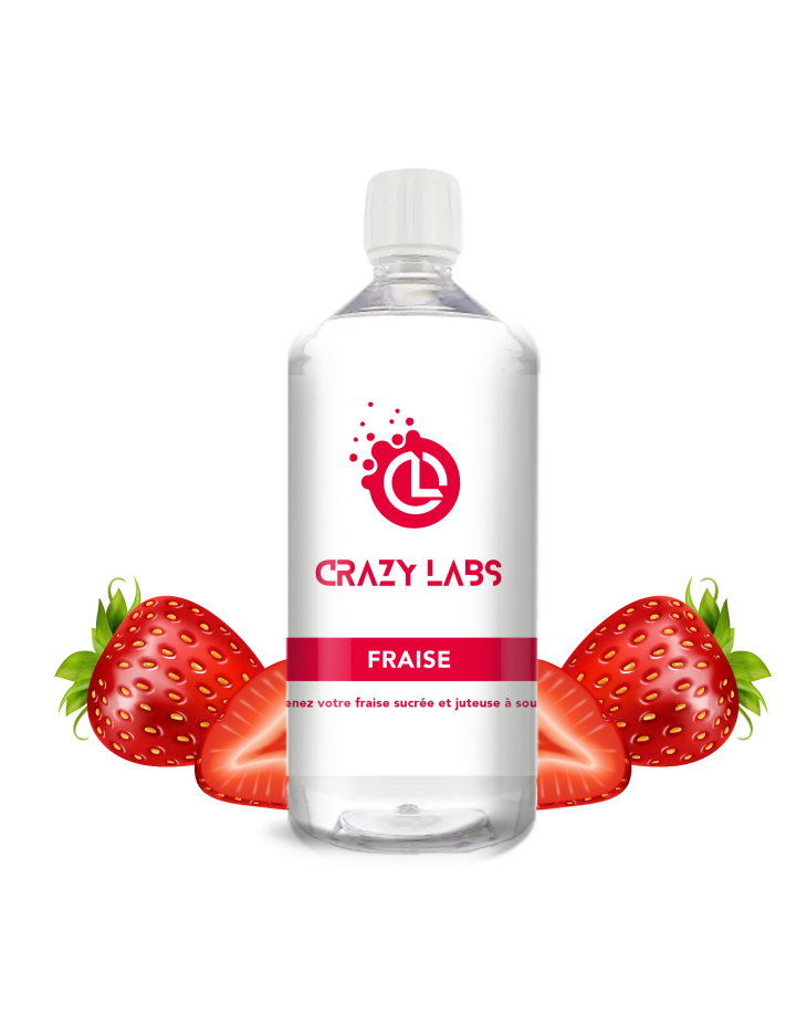 Fraise - 1 Litre - Crazy Labs