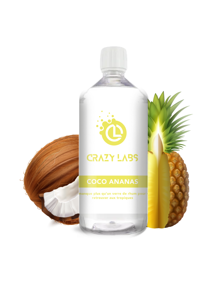 Coco Ananas - 1 Litre - Crazy Labs