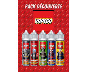 PACK DÉCOUVERTE VAPEGO 50ML (25 FIOLES )