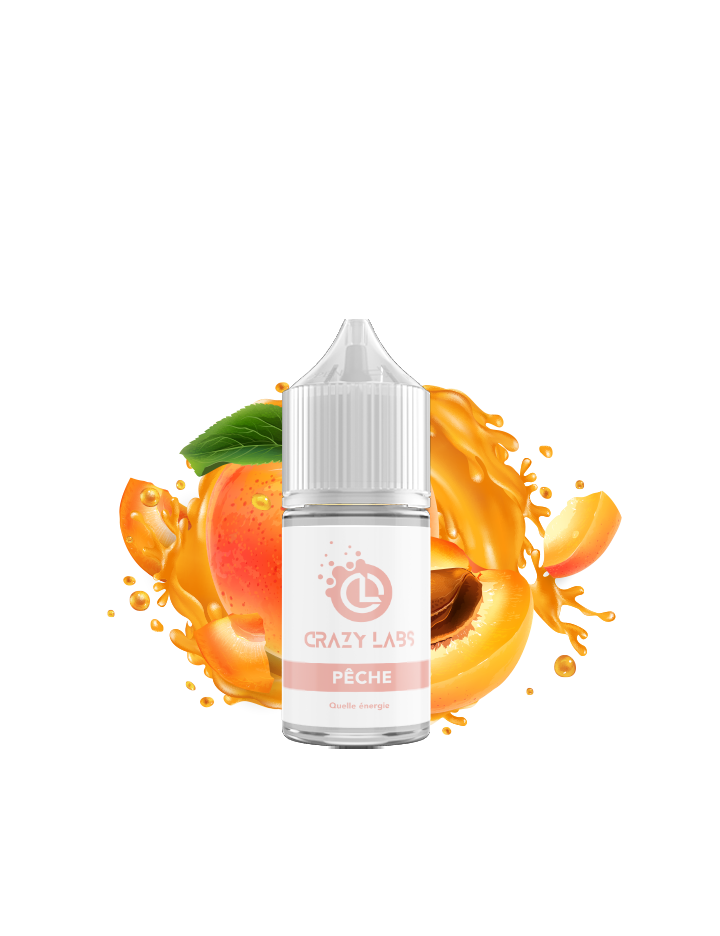 Pêche - 30ML Concentré - Crazy Labs