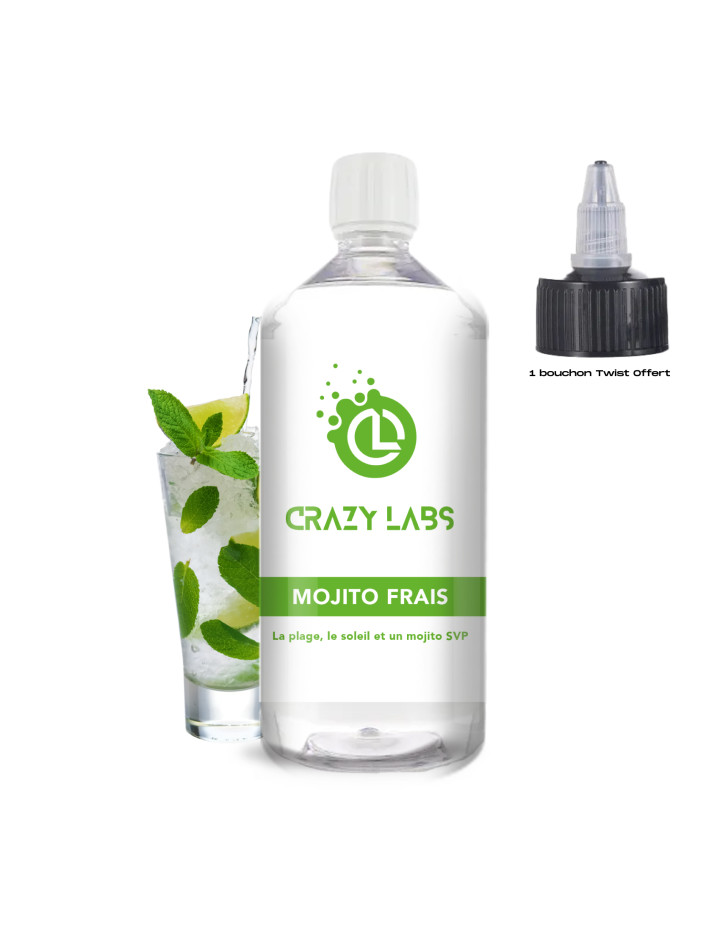 Mojito Frais - 1 Litre - Crazy Labs