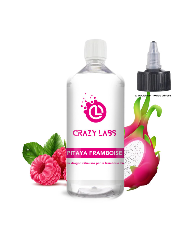 Pitaya Framboise - 1 Litre - Crazy Labs