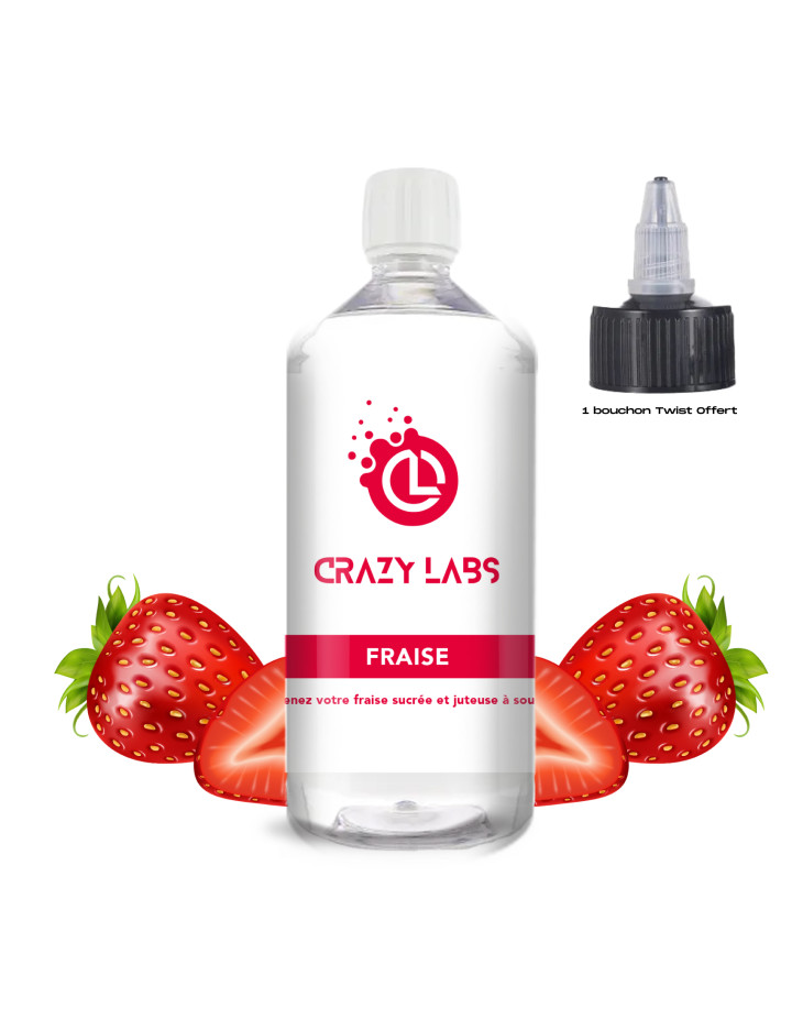 Fraise - 1 Litre - Crazy Labs