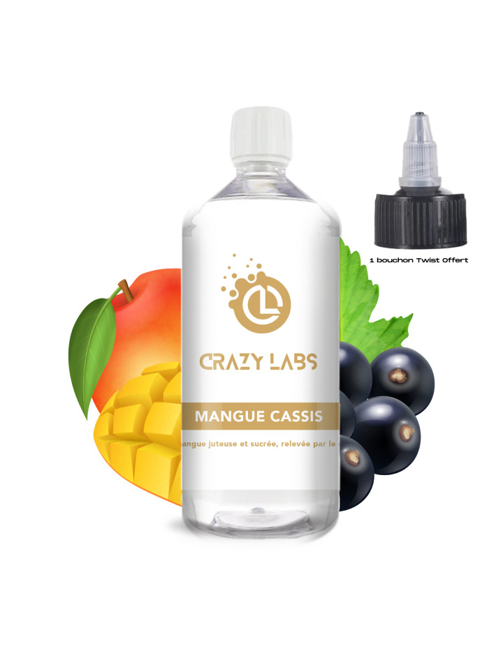 Mangue Cassis - 1 Litre - Crazy Labs