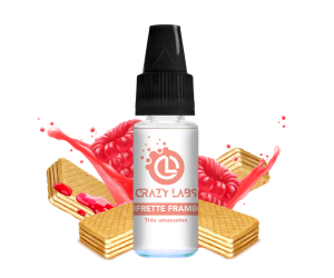 Gaufrette Framboise - 10ML - Crazy Labs