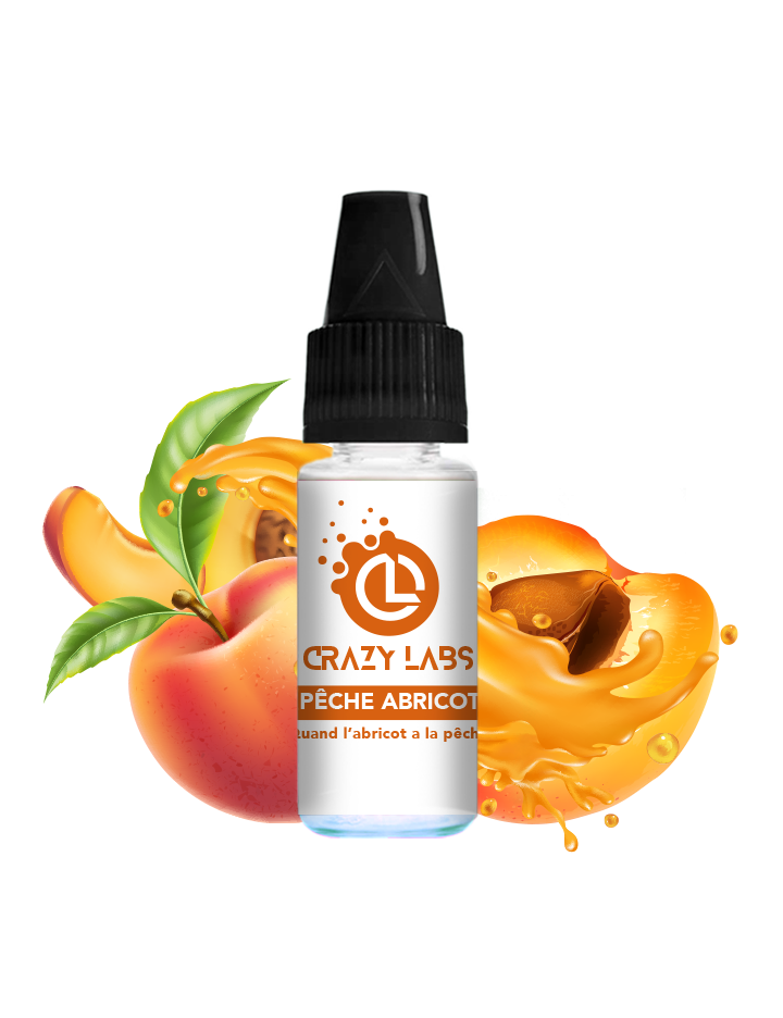 Pêche Abricot - 10ML - Crazy Labs