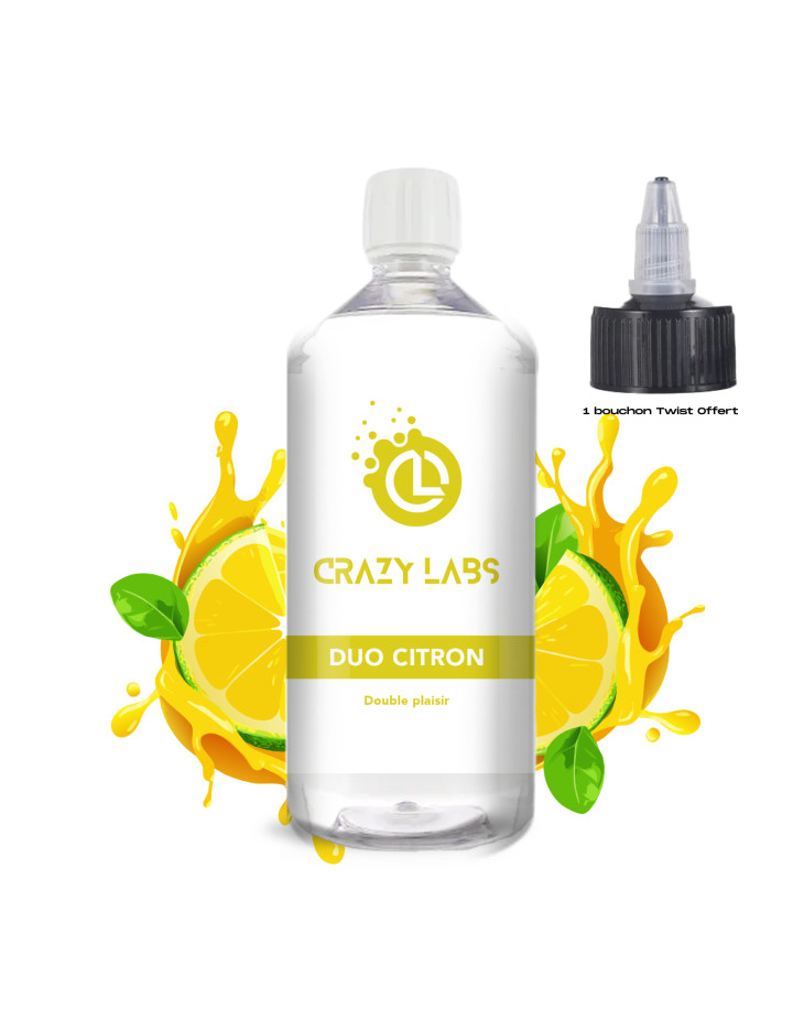 Duo Citron - 1 Litre - Crazy Labs