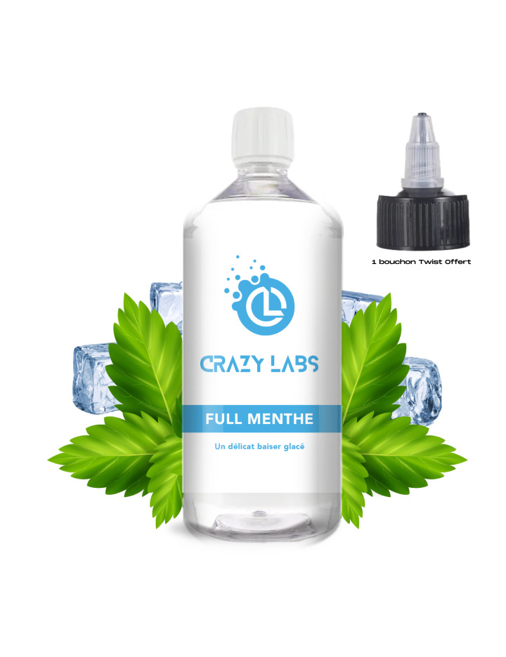 Full Menthe - 1 Litre - Crazy Labs