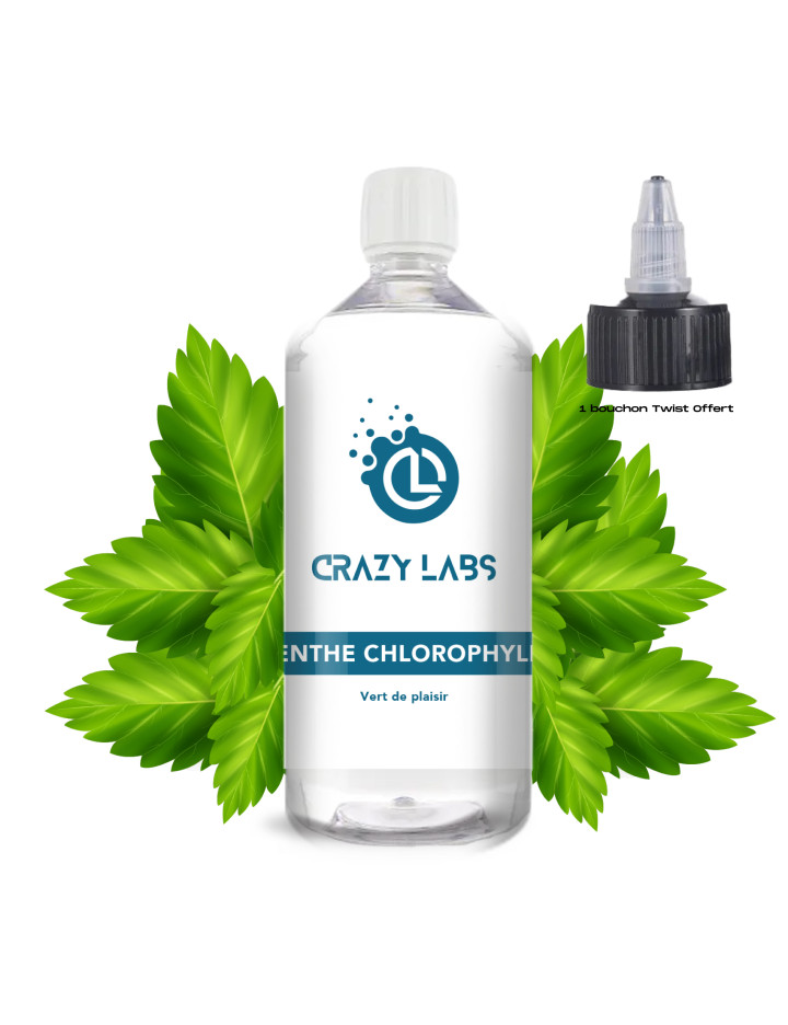 Menthe Chlorophylle - 1 Litre - Crazy Labs