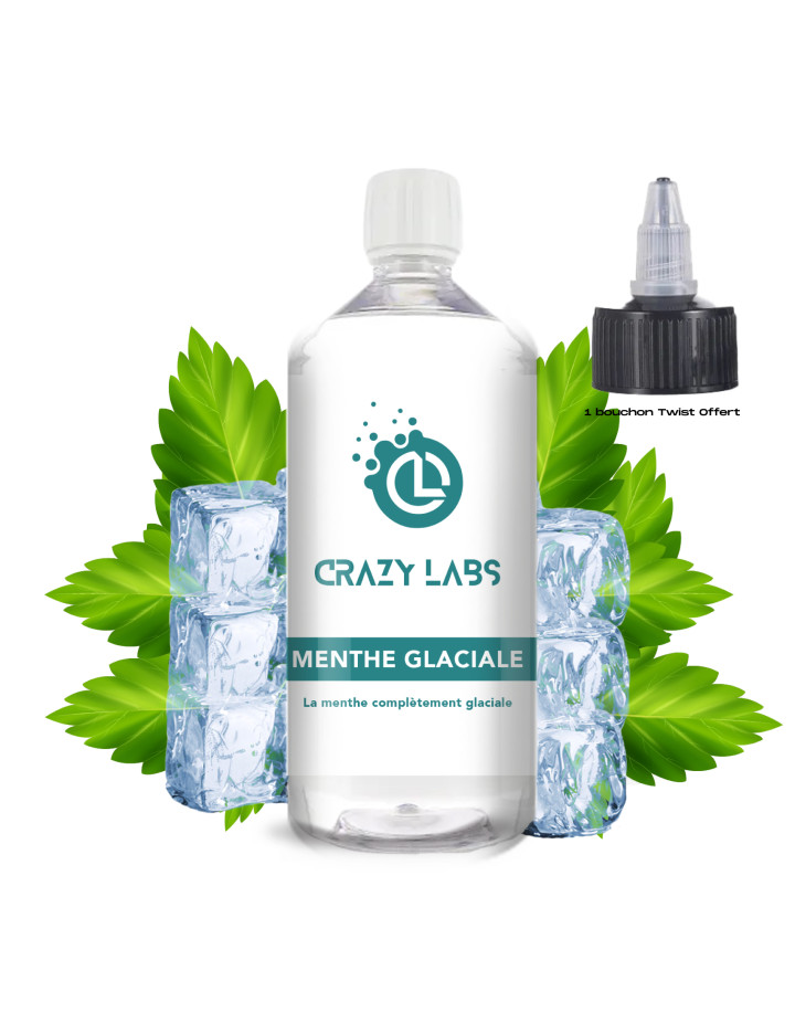 Menthe Glaciale - 1 Litre - Crazy Labs