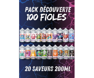 2 PACK DÉCOUVERTE CRAZY LABS 50ML (105 FIOLES)