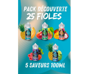 PACK DÉCOUVERTE REMIX 100ML (25 FIOLES)