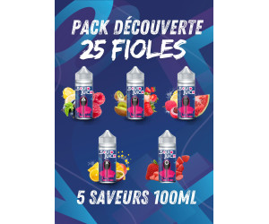 PACK DÉCOUVERTE SQUID JUICE 100ML (25 FIOLES)