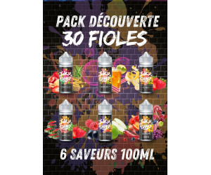 PACK DÉCOUVERTE JUICY SHAKE 100ML (25 FIOLES)