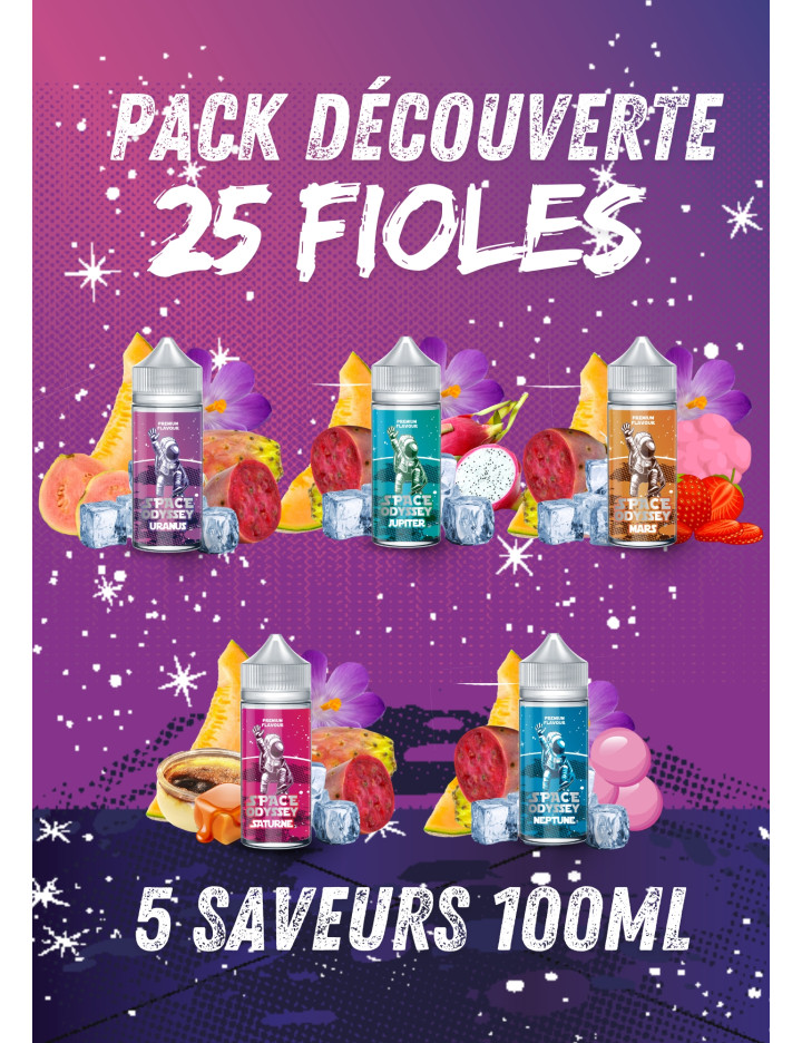 PACK DÉCOUVERTE SPACE ODYSSEY 100ML (25 FIOLES)