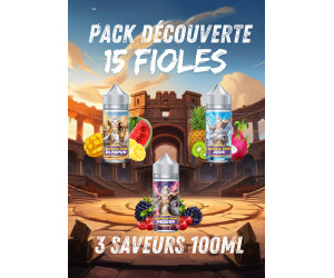 PACK DÉCOUVERTE GATES OF VAPE 100ML (15 FIOLES)