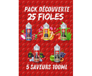 PACK DÉCOUVERTE VAPEGO 100ML (25 FIOLES)