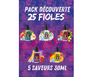 PACK DÉCOUVERTE KING 30ML CONCENTRE (25 FIOLES)