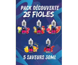 PACK DÉCOUVERTE SQUID JUICE 30ML CONCENTRE (25 FIOLES)