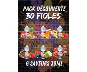 PACK DÉCOUVERTE JUICY SHAKE 30ML CONCENTRE (30 FIOLES)