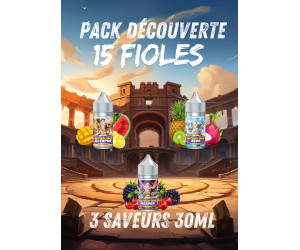 PACK DÉCOUVERTE GATES OF VAPE 30ML CONCENTRE (15 FIOLES)