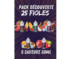 PACK DÉCOUVERTE NINJA 30ML CONCENTRE (25 FIOLES)