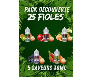 PACK DÉCOUVERTE SALAK 30ML CONCENTRE (25 FIOLES)