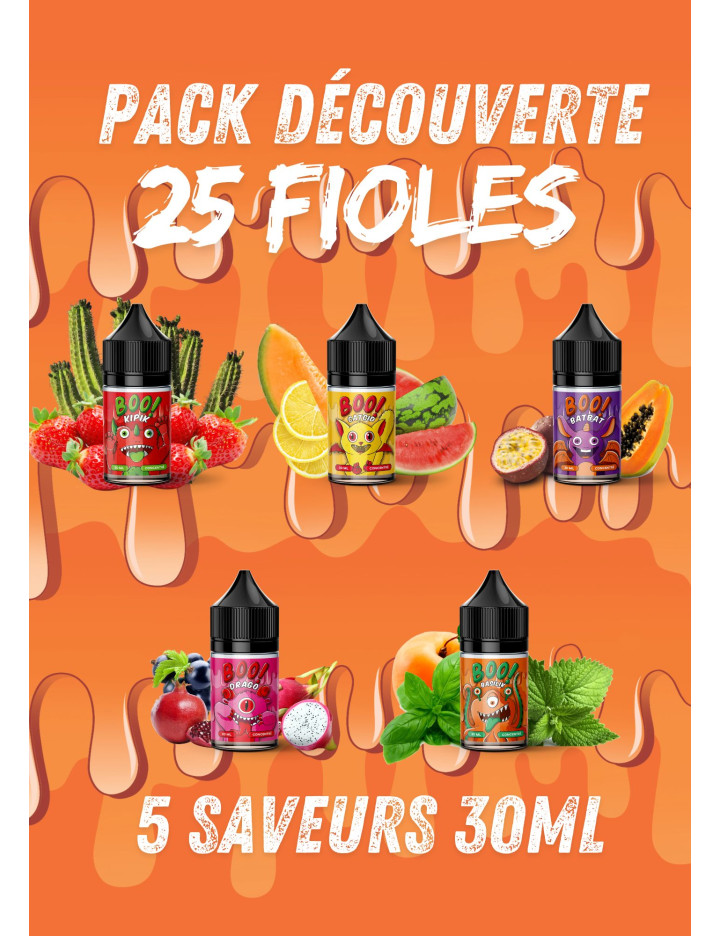 PACK DÉCOUVERTE BOO 30ML CONCENTRE (25 FIOLES)