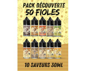 PACK DÉCOUVERTE LIFE IS SWEET 30ML CONCENTRE (50 FIOLES )