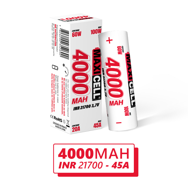 ACCUS MAXICELL - 4000 MAH INR 21700 - 45A