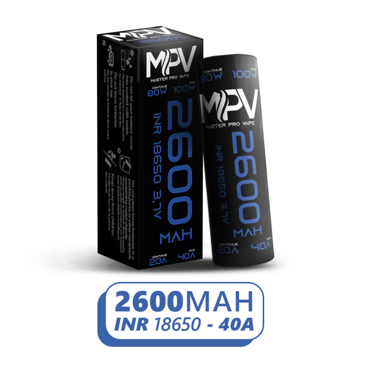 ACCUS MPV - 2600 MAH INR 18650 - 40A