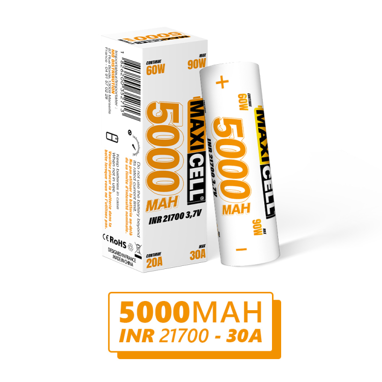 ACCUS MAXICELL - 5000 MAH IMR 21700 - 30A