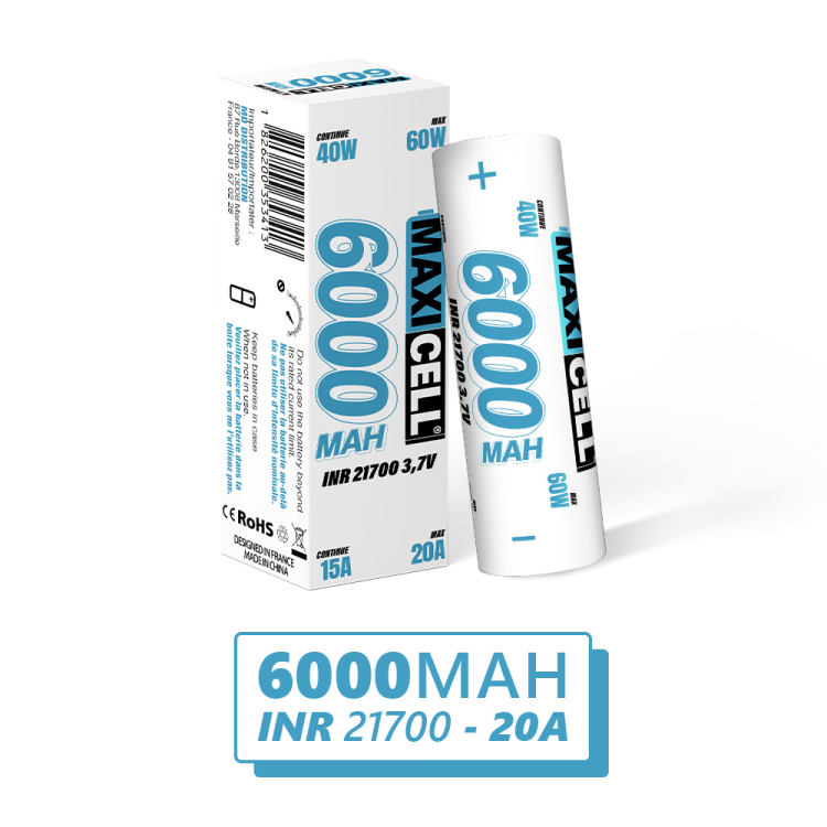 ACCUS MAXICELL - 6000 MAH IMR 21700 - 20A
