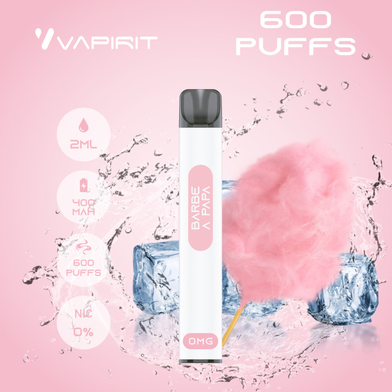 Vapirit PUFF - VAPIRIT - 600 puffs - MG VAPE DISTRIBUTION