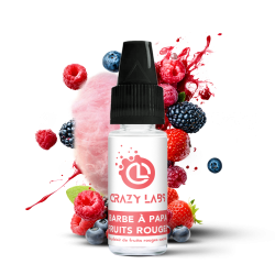 Barbe à Papa - Fruit Rouge - 10ML - Crazy Labs