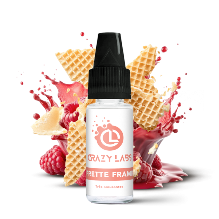 Gaufrette Framboise - 10ML - Crazy Labs