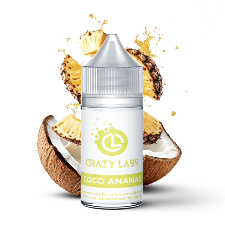 Coco Ananas - 30ML Concentré - Crazy Labs