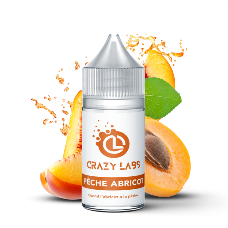 Pêche Abricot - 30ML Concentré - Crazy Labs