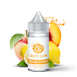Pêche Citron - 30ML Concentré - Crazy Labs