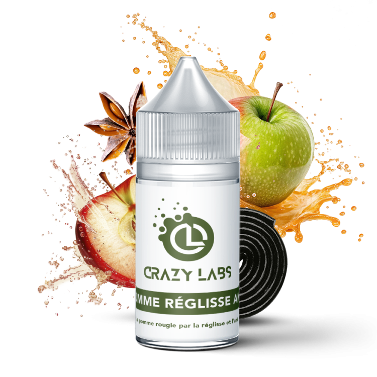 Pomme - Réglisse - Anis - 30ML - Crazy Labs